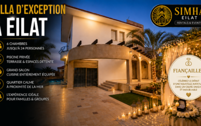 Location de villa à Eilat pour célébrer des fiançailles