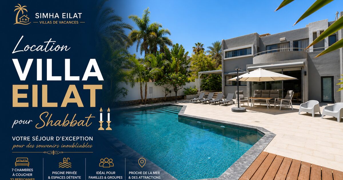 location villa eilat shabbat yona tsukim 052 736 1229
