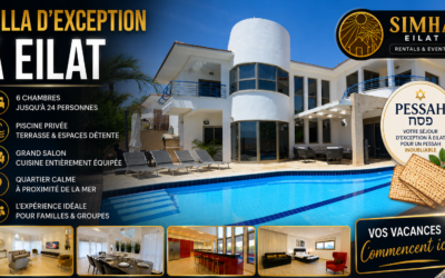 Louer une villa à Eilat pour les vacances de Pessah