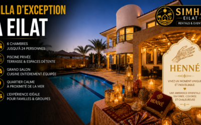 Louer une villa à Eilat pour organiser un henné