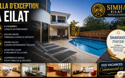 Louer une villa à Eilat pour Shavouot