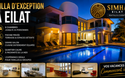 Louer une villa à Eilat pour un mariage ou un événement familial